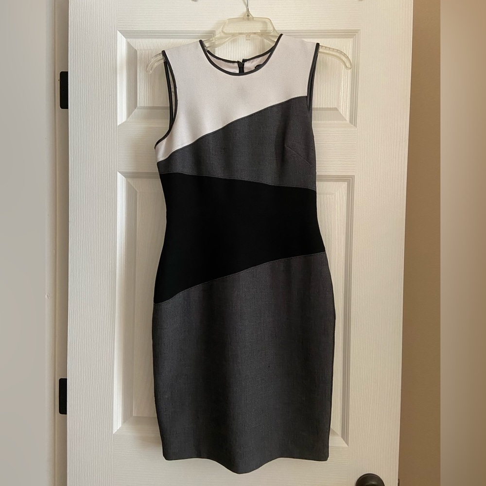 White House Black Market Shift / Sheath Sleeveless Dress Size 2